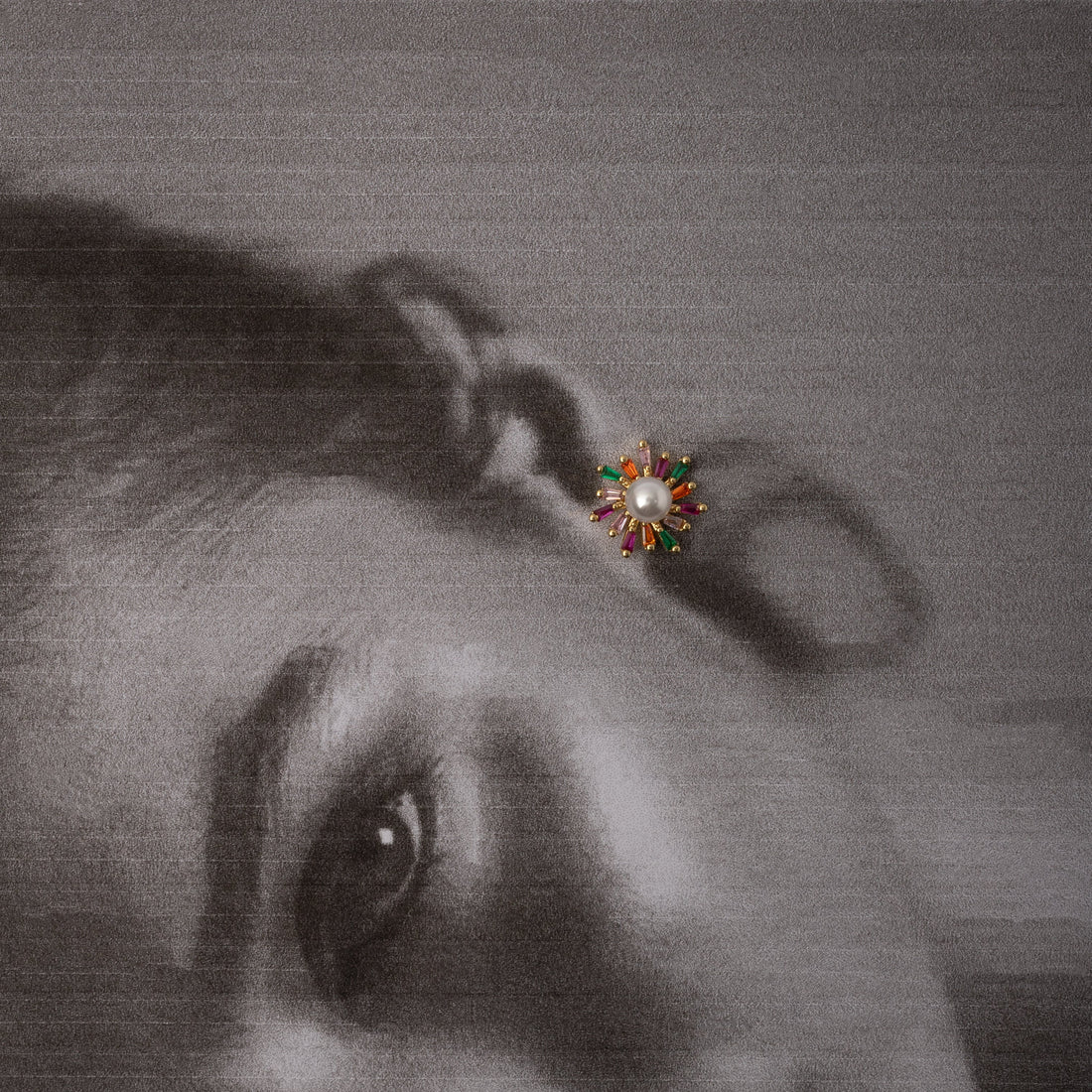 Aretes Rainbow Flower