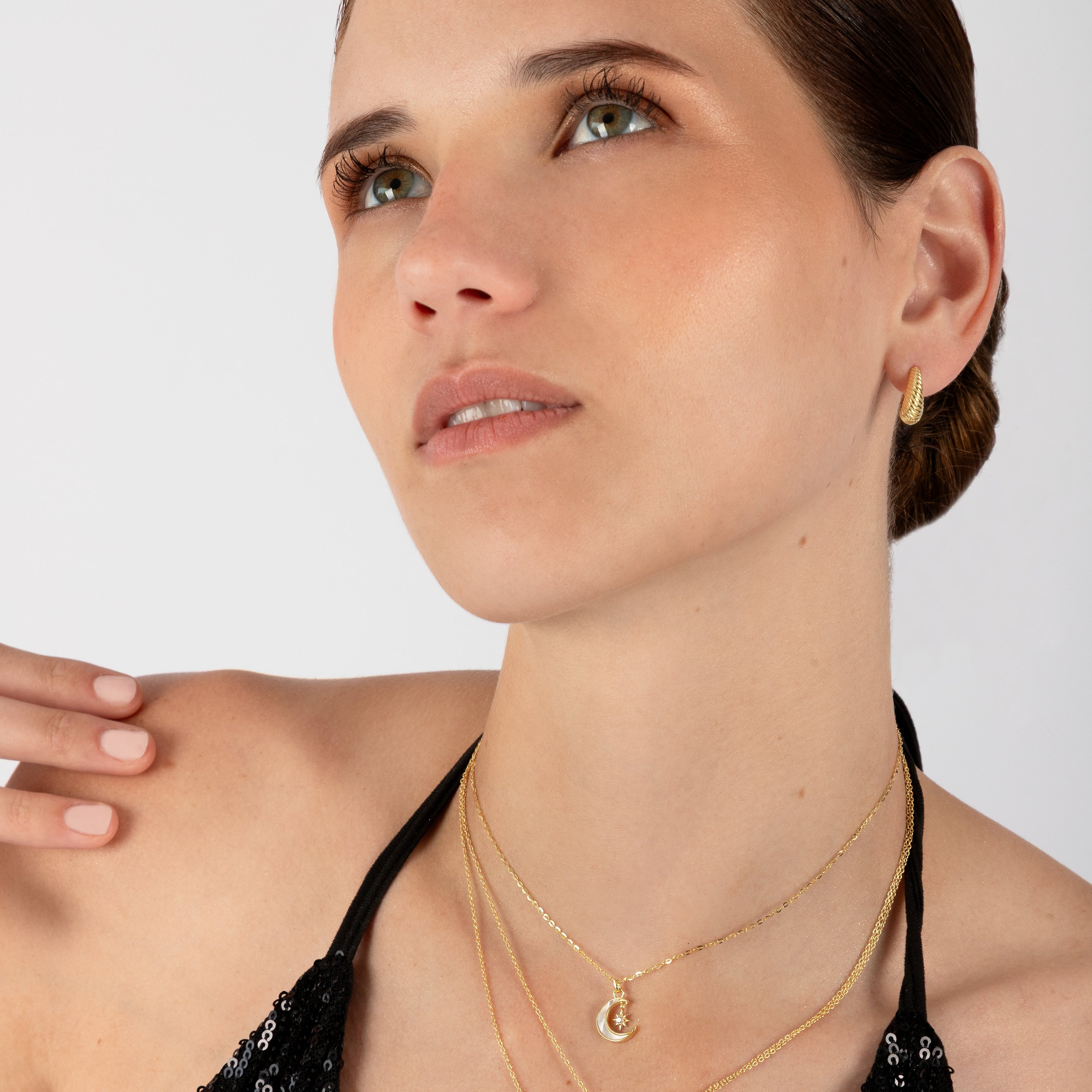 Argollas Snake Dorado - AG30019