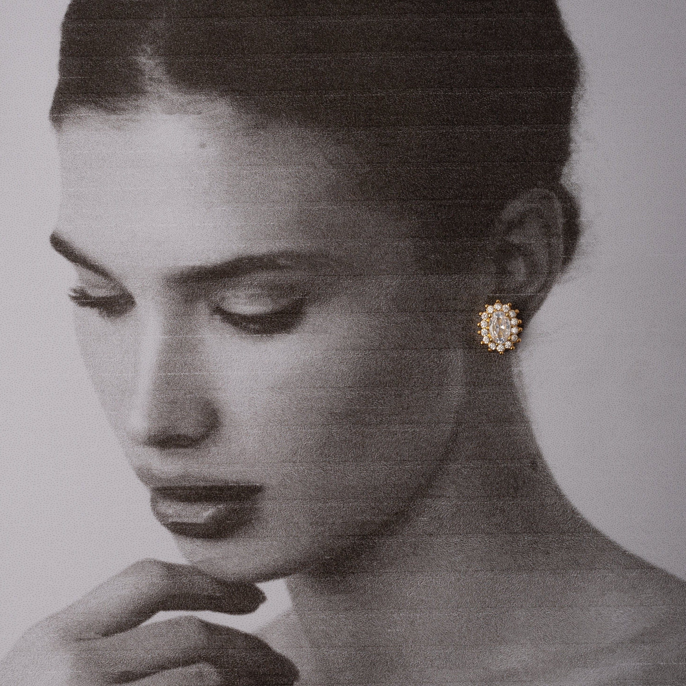 Aretes Petal Shine