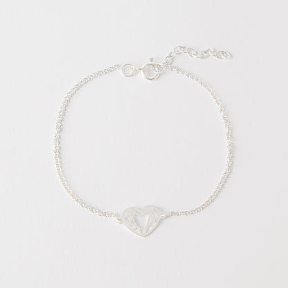 Pulsera Corazón Glow Silver - PU20009