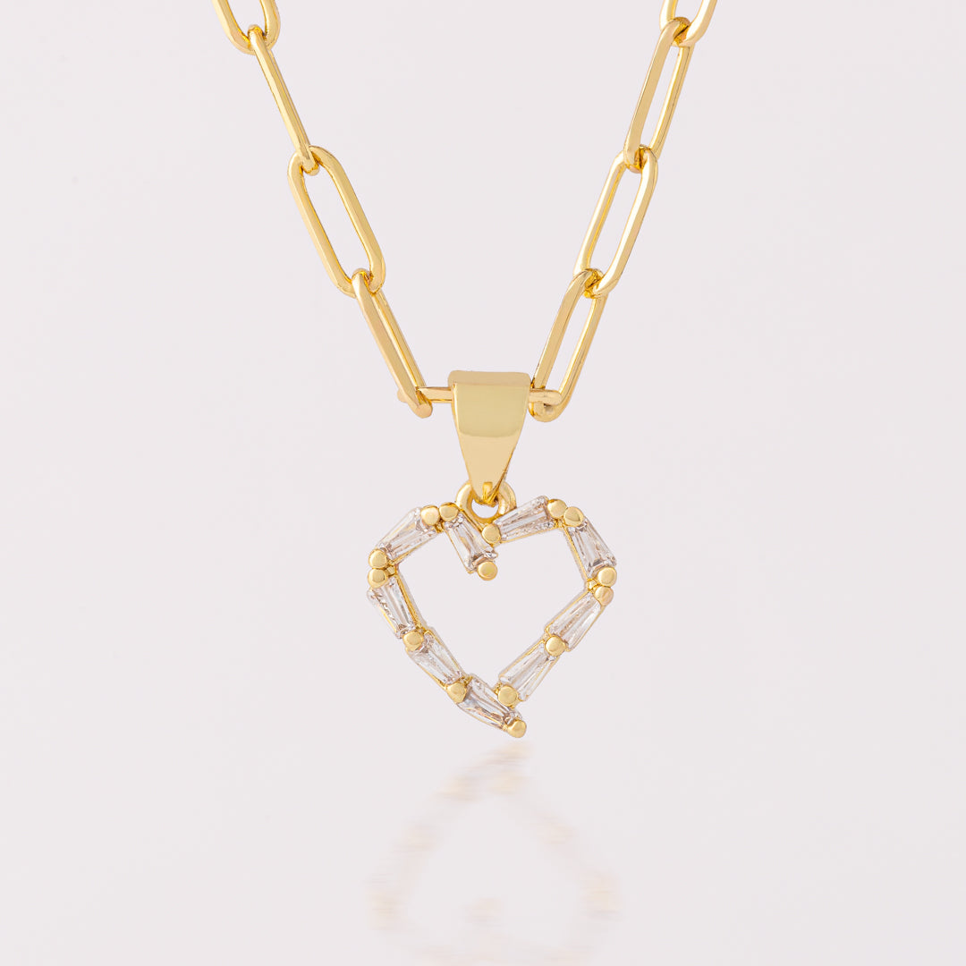 Collar Clip Corazón - CO40011