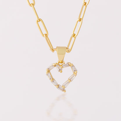 Collar Clip Corazón - CO40011