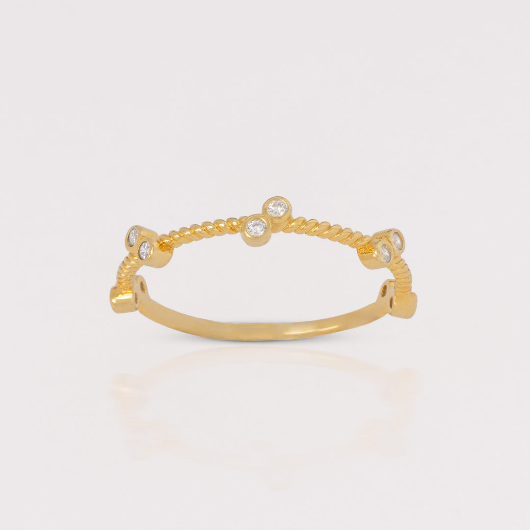 Anillo Shine Dots - AN30009