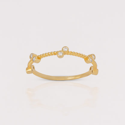 Anillo Shine Dots - AN30009