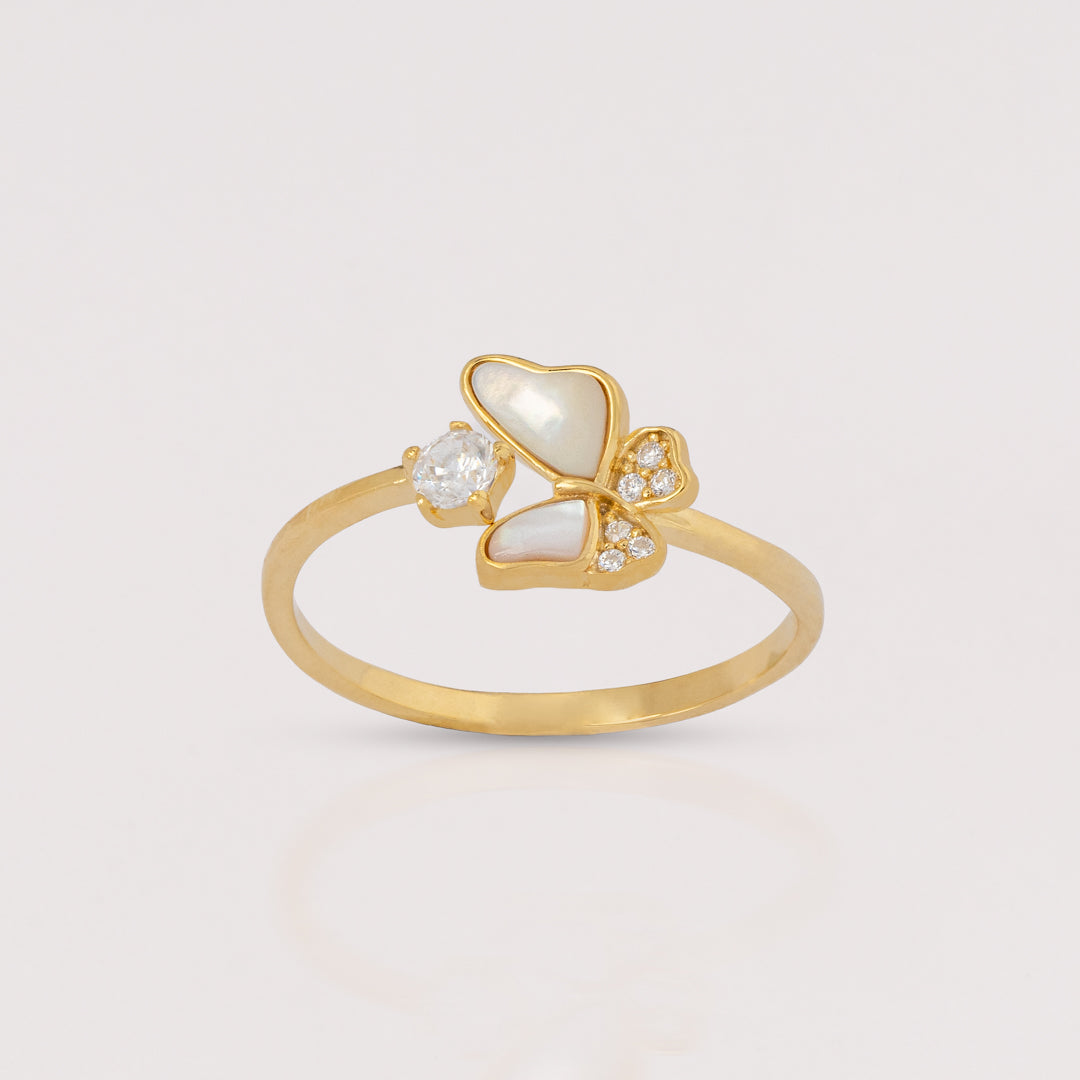 Anillo Mariposa Nácar Luz - AN30008