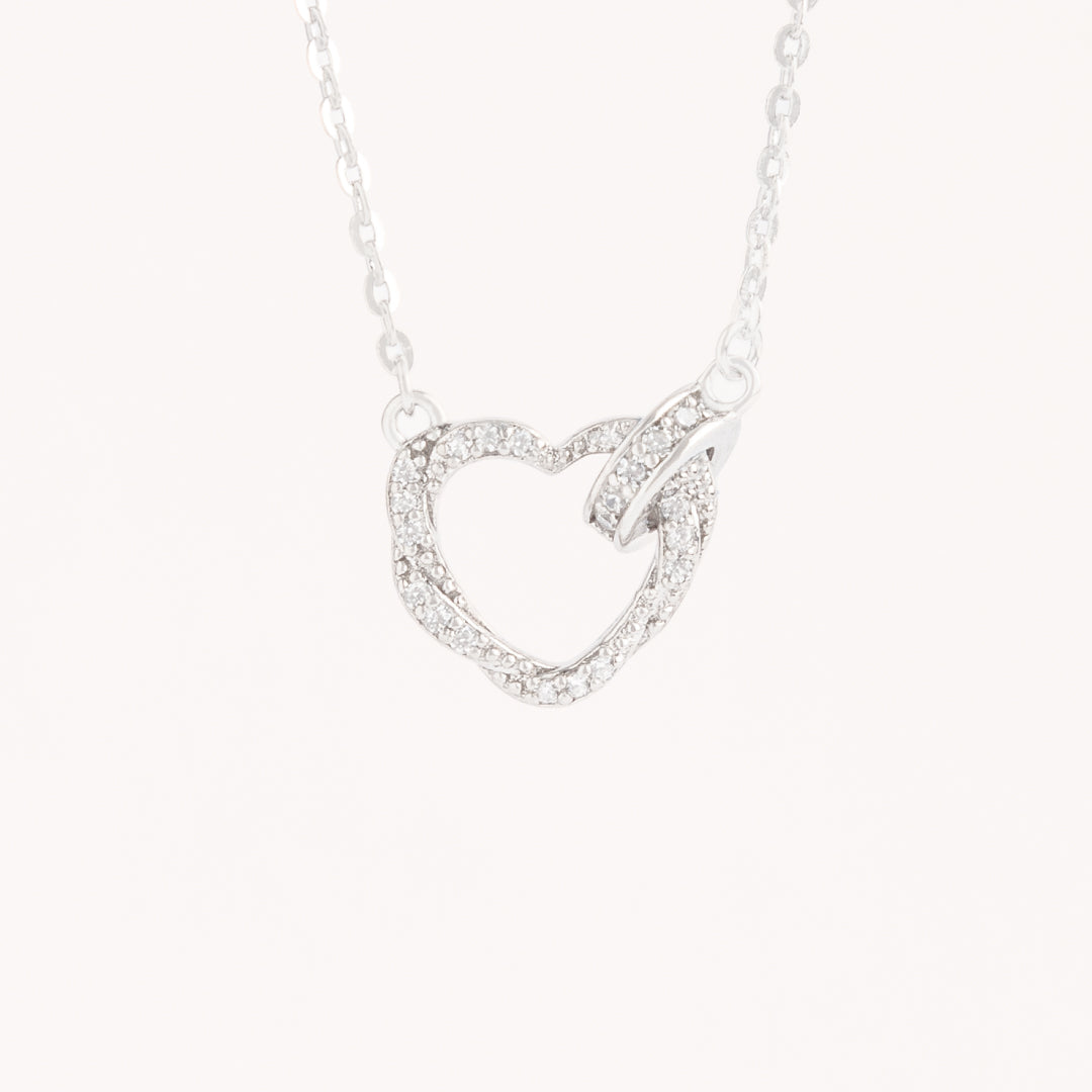 Collar Corazón Enlazado - CO20016