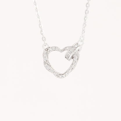 Collar Corazón Enlazado - CO20016