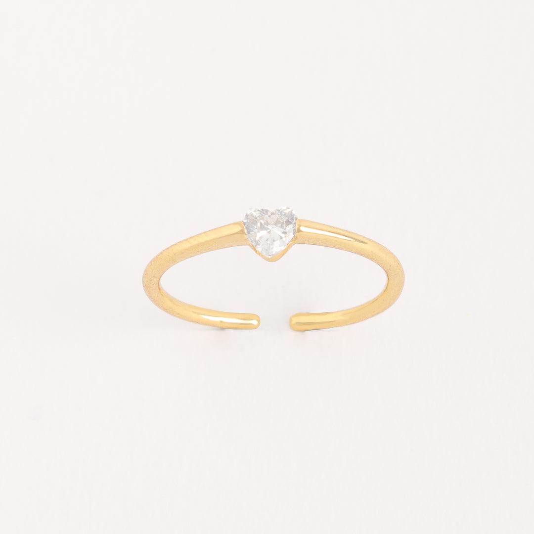 Anillo Corazón Cristal - AN40003