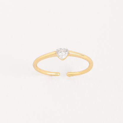 Anillo Corazón Cristal - AN40003