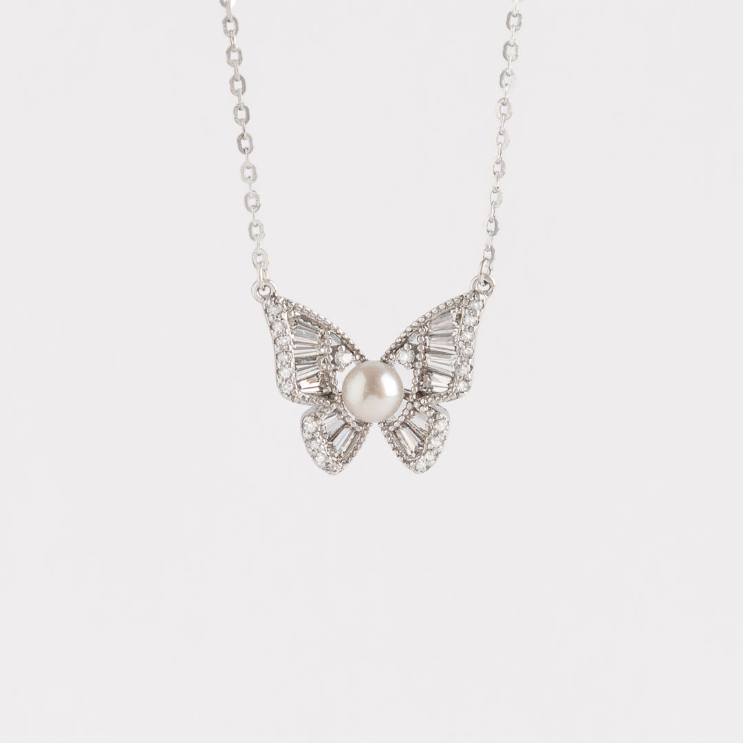 Collar Mariposa Perla - CO20003