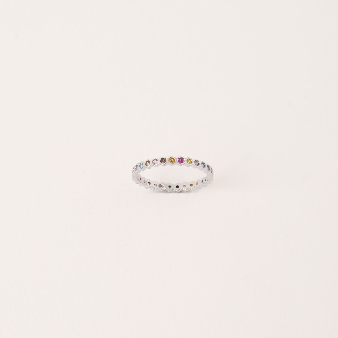Anillo Cintillo Multicolor