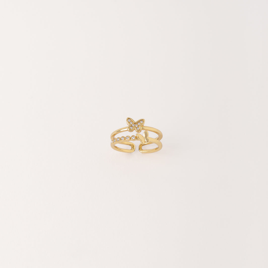 Anillo Mariposa Doble