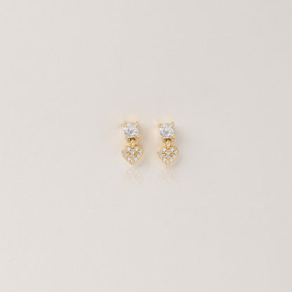 Aretes Romantic Heart