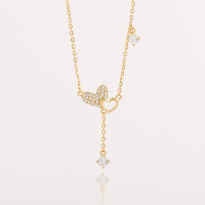 Collar Corazón Destello - CO30038