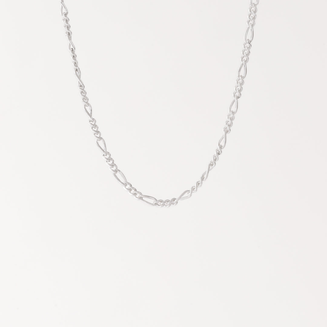 Collar Cadena Mix Silver - CA20003