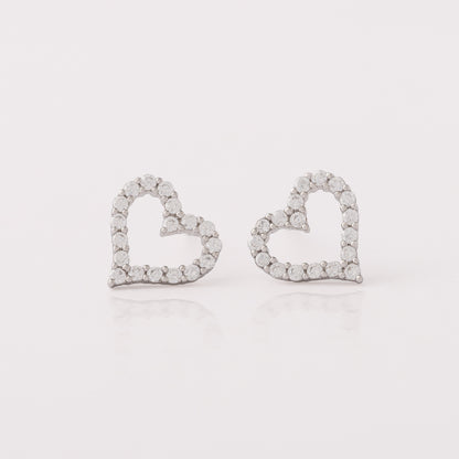 Arete Corazón Strass - AR20025