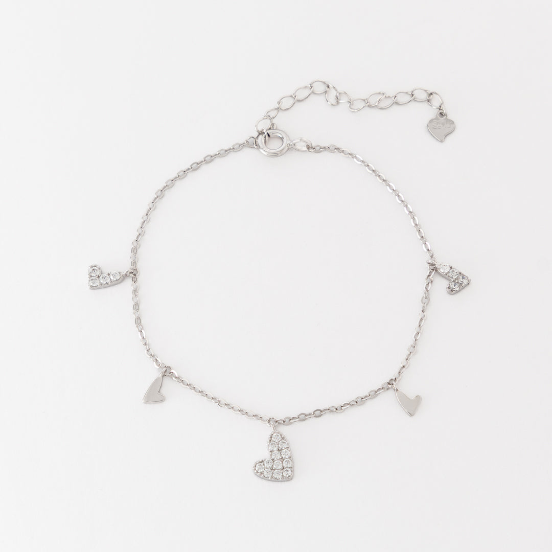 Pulsera Corazón Silver - PU20028