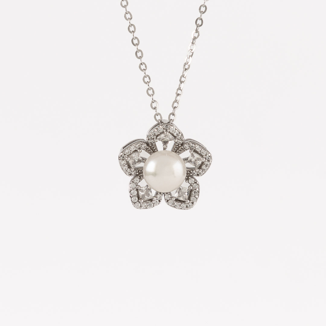 Collar Flor Perla - CO20010