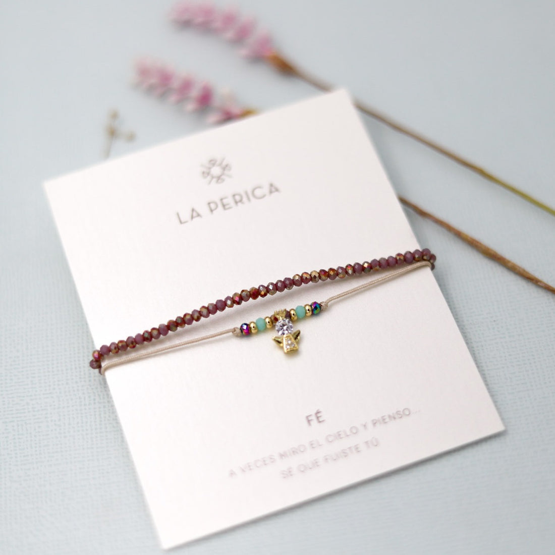 Pulsera Isabella Tonos Lila - Ángel Punto Luz