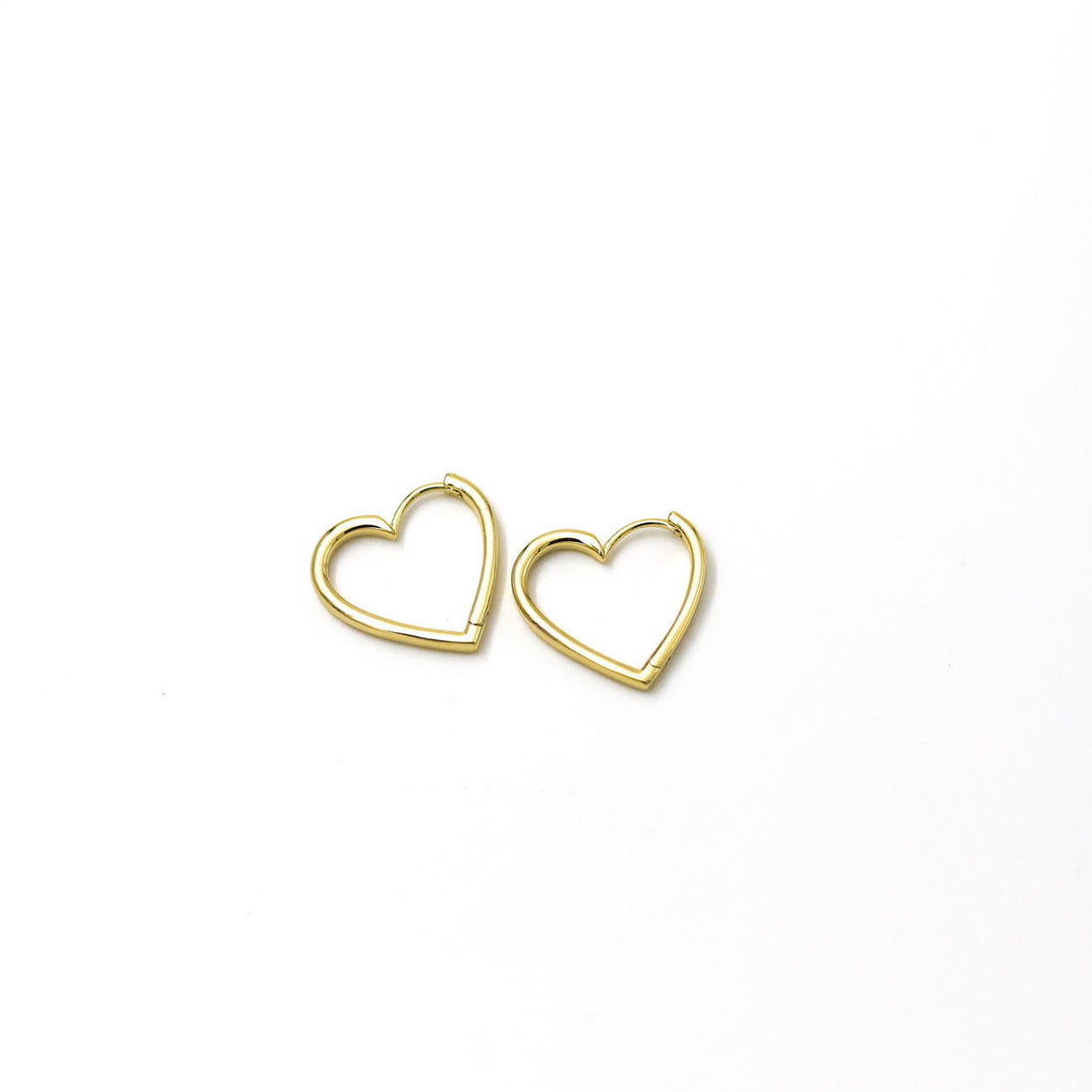 Argollas Corazón lisa