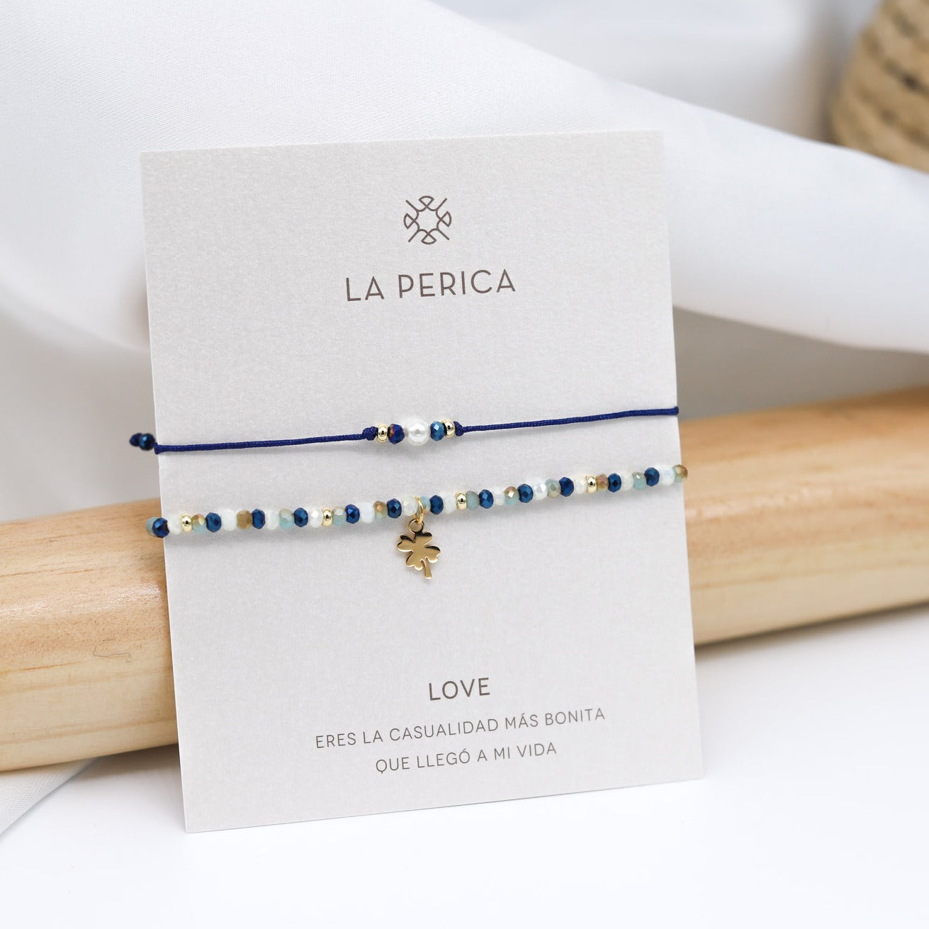 Pack BF clásica: Vera C134 trébol + lia perla azul