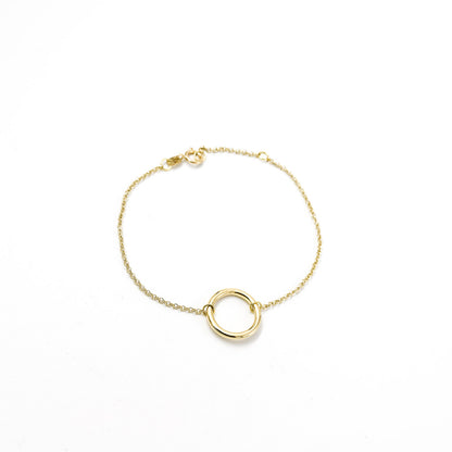 Pulsera circulo de la vida oro 18K