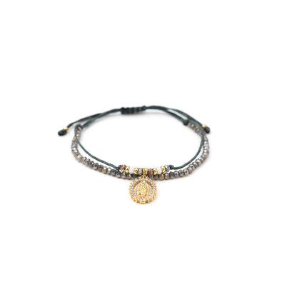 Pulsera Isabella Virgen de Guadalupe Strass *