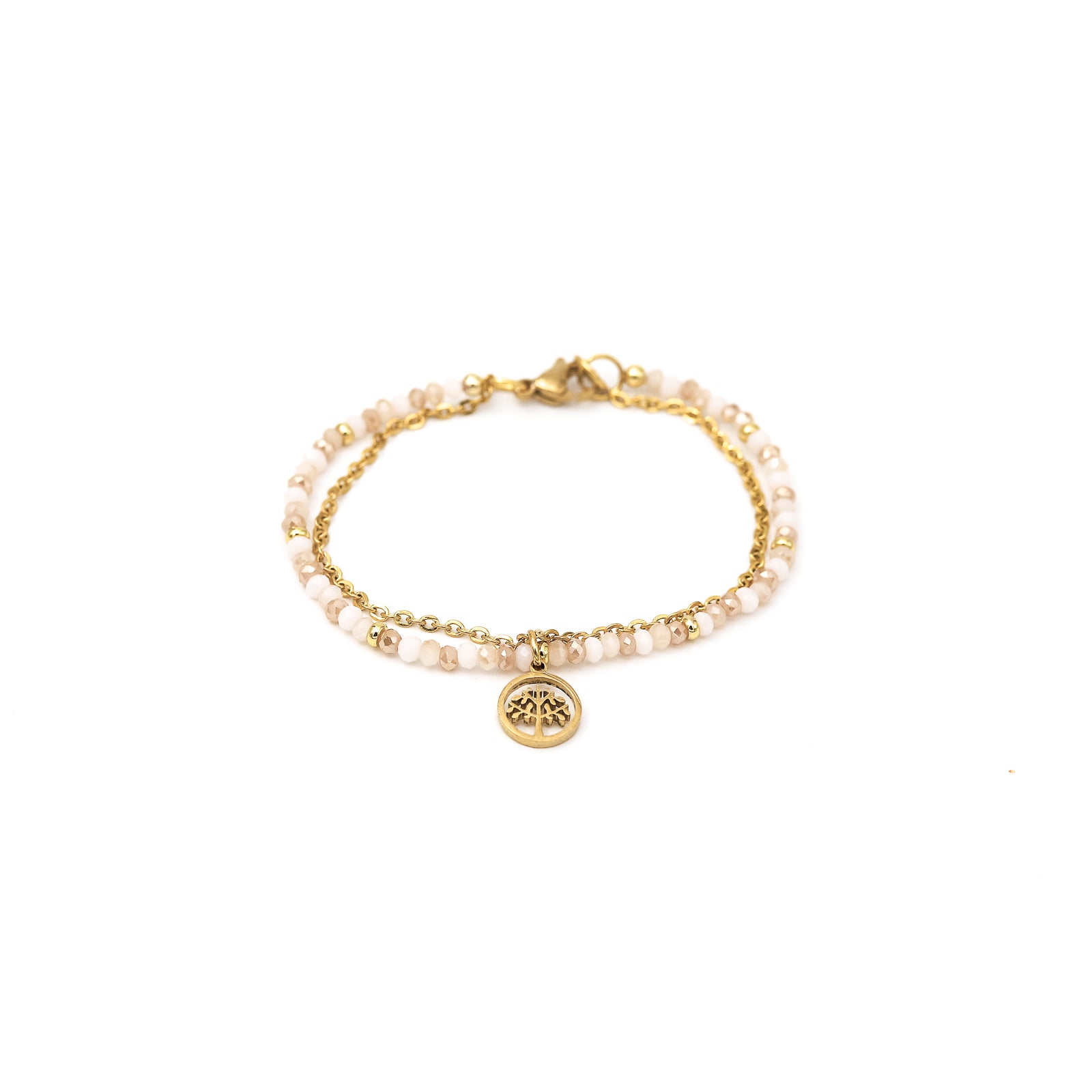 Pulsera Rafaella Tonos Nude Árbol