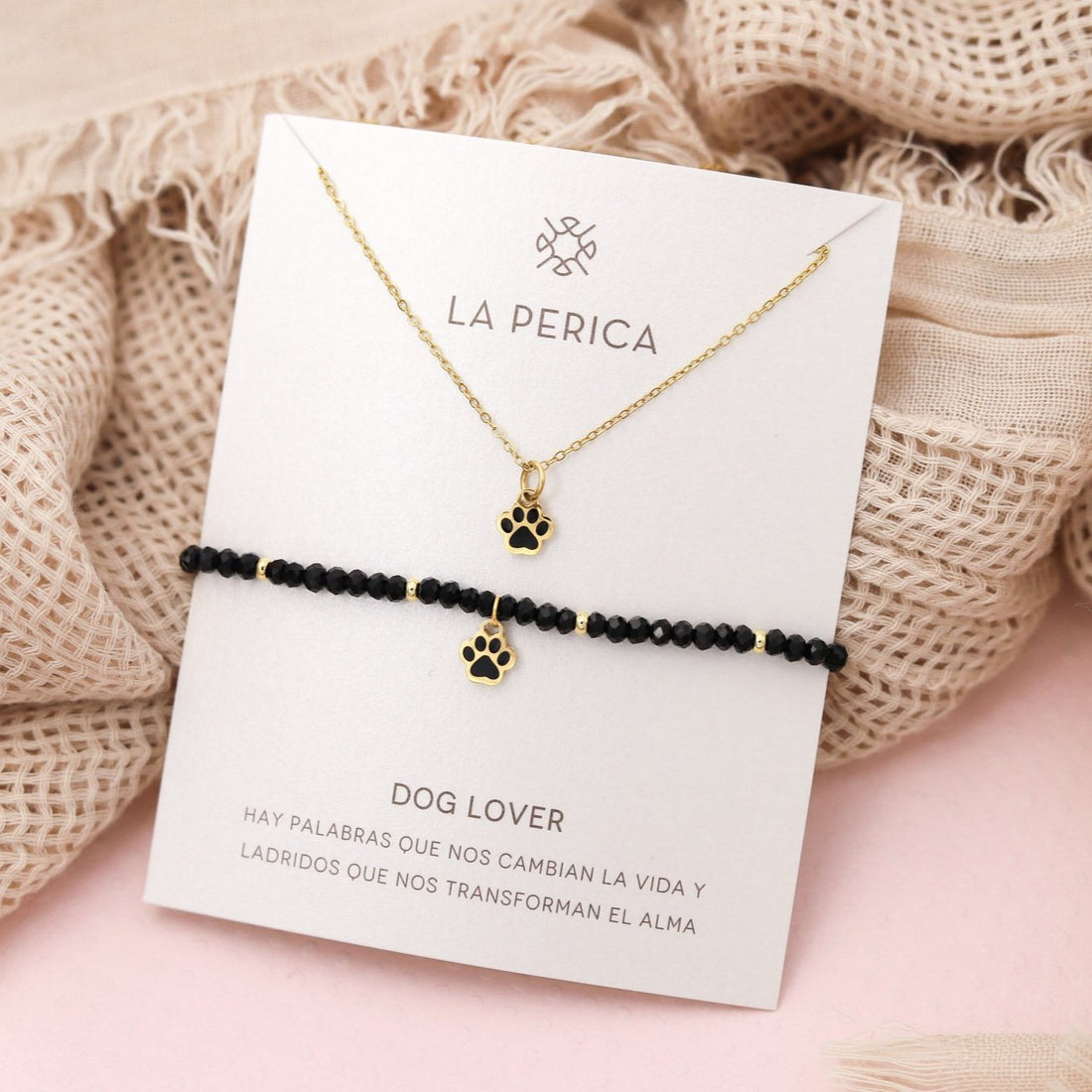 Pack x 2 Collar + Vera Hilo Huellita