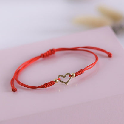 Pulsera Lia Snake Corazón mini Oro 18k