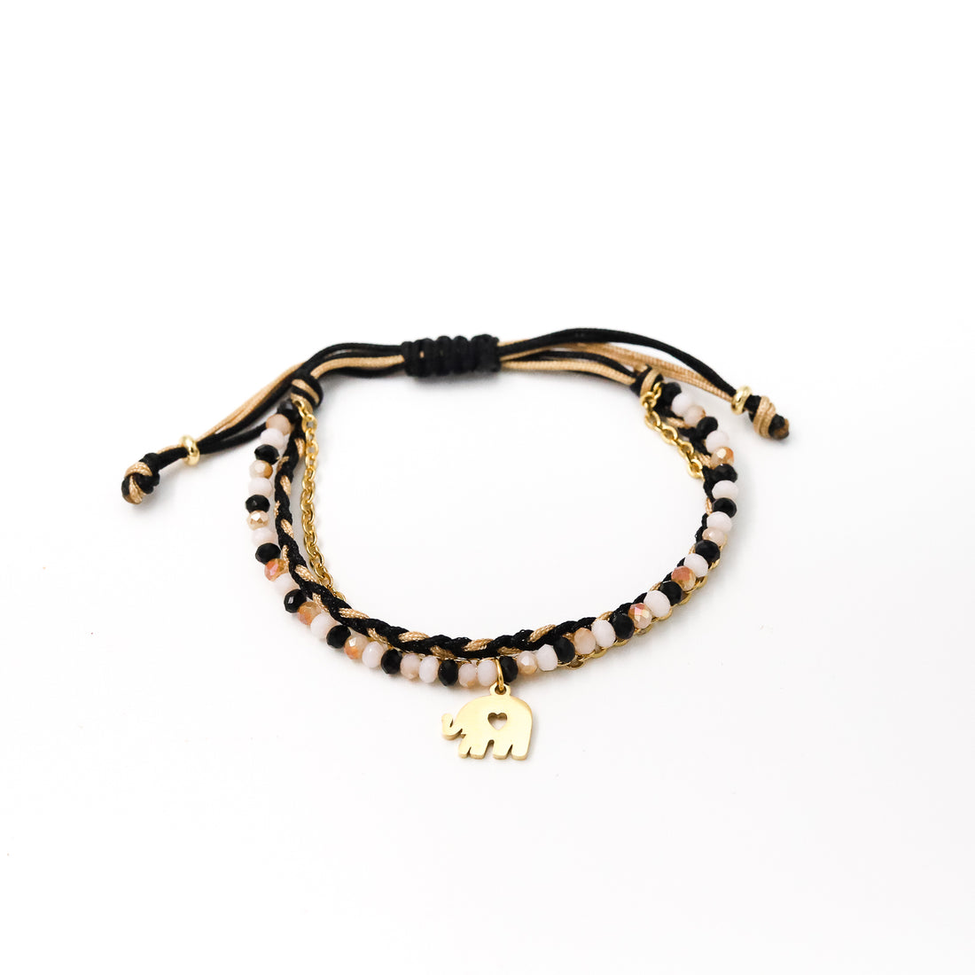 Pulsera Julieta triple tonos tierra