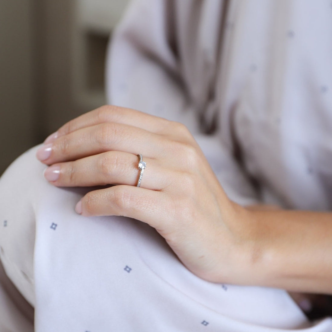 Anillo Punto Luz y Strass
