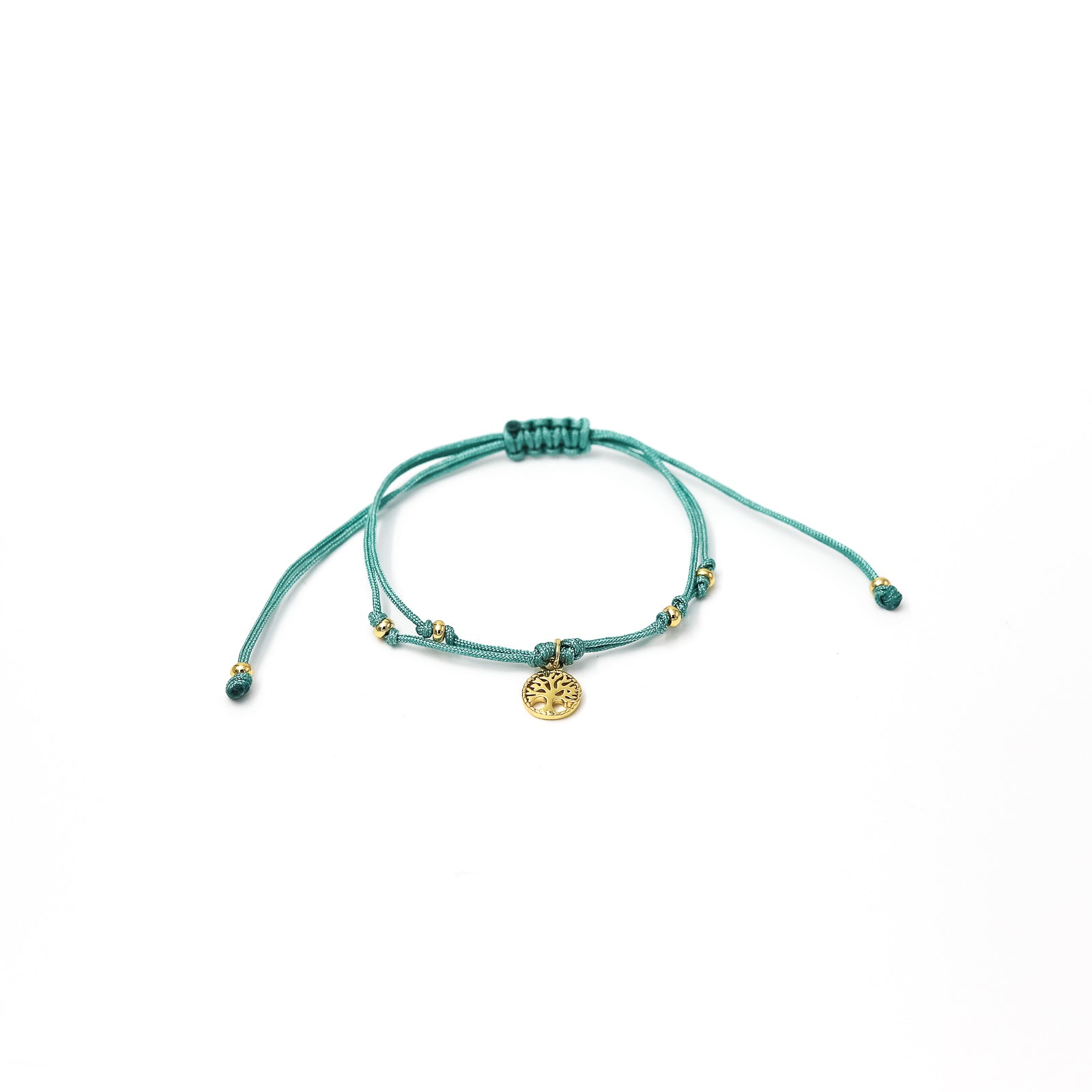 Pulsera Lia doble nudo arbolito liso *