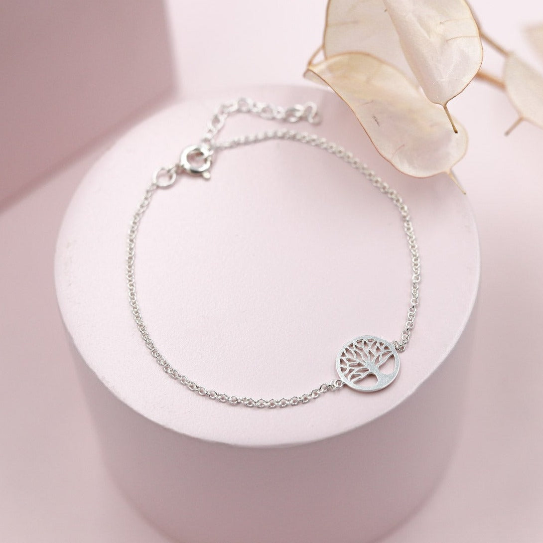 Pulsera Sole cadena Árbol (Plata)