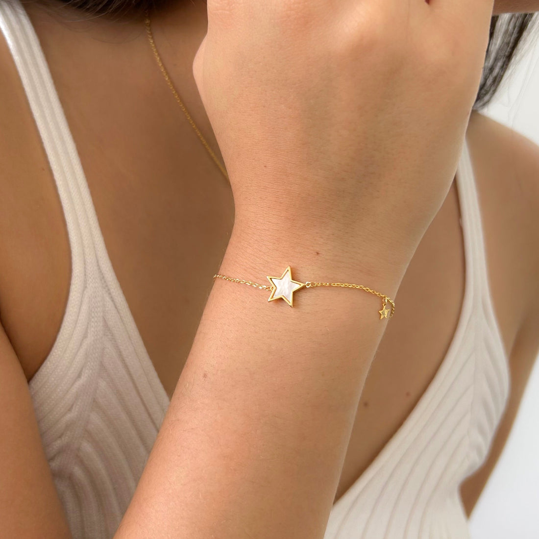 Pulsera Estrella Nácar