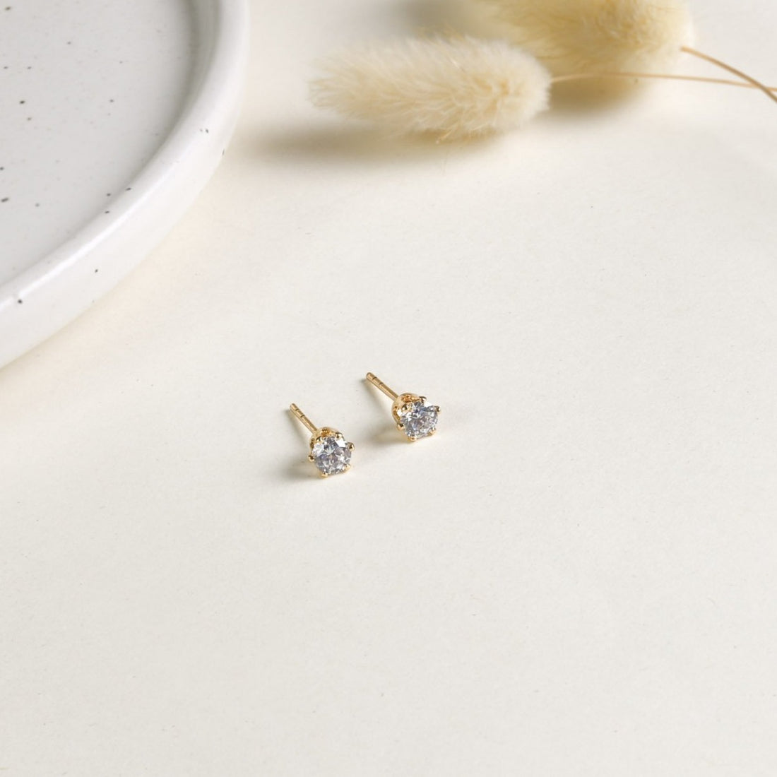 Aretes Punto Luz Rose