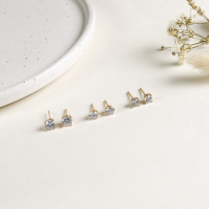 Aretes Punto Luz Rose