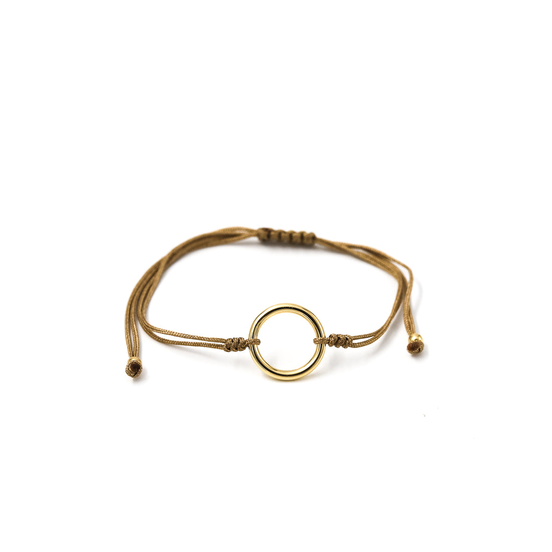 Pulsera Circulo de la Vida Grande Oro 18k