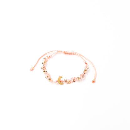 Pulsera Zoe Tonos Salmón - Luna