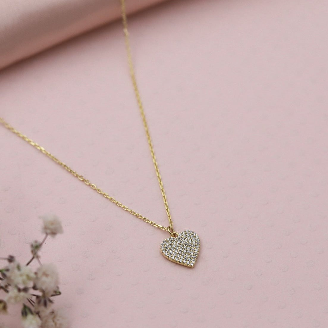 Collar Corazón Love Strass