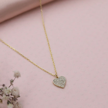 Collar Corazón Love Strass