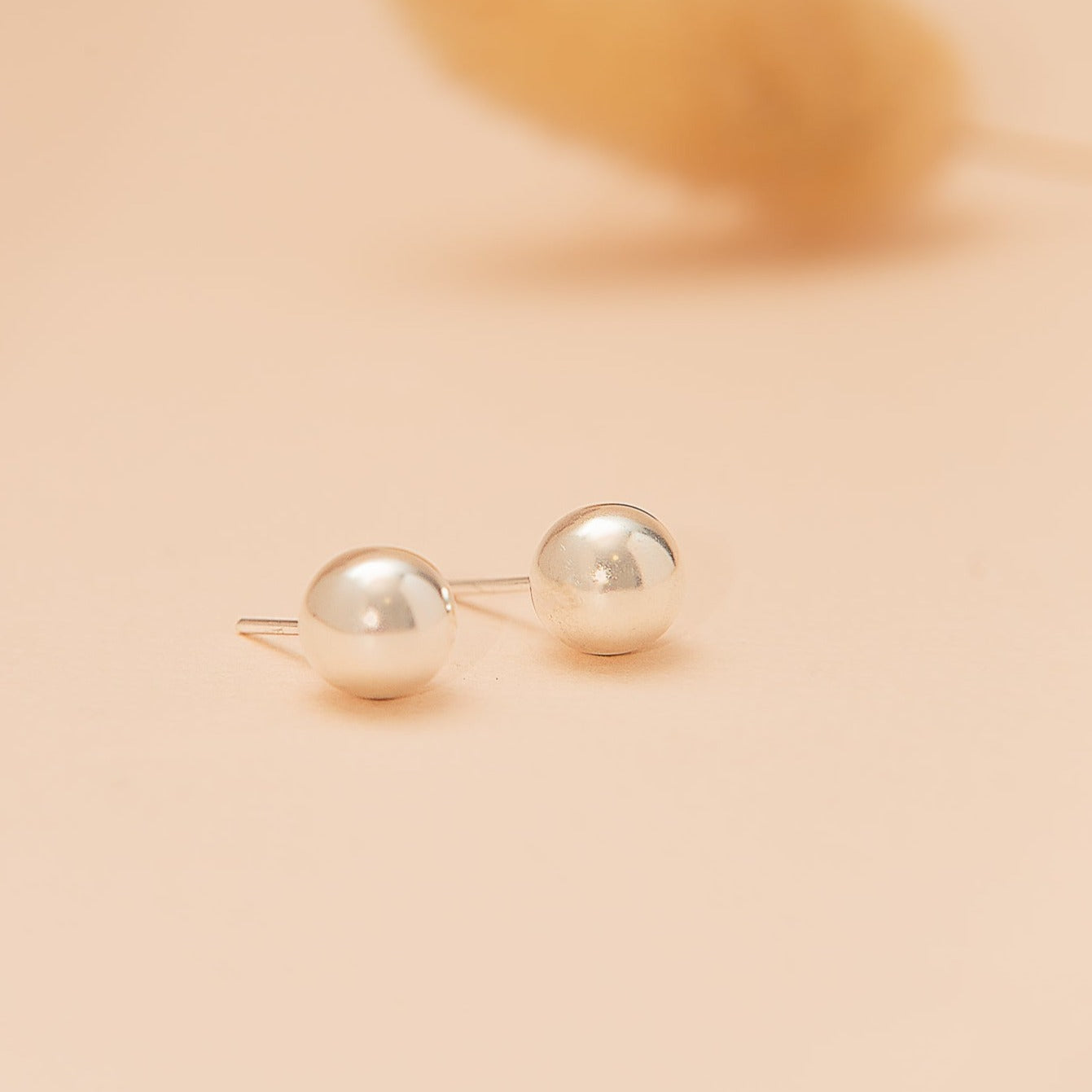 Aretes Esfera Plata 925