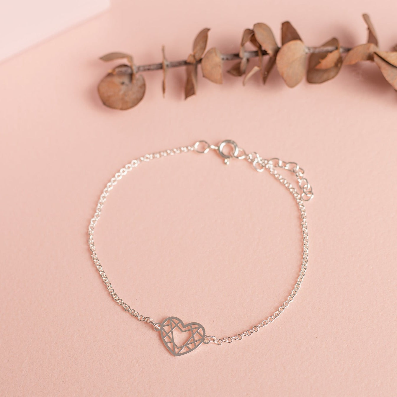 Pulsera Corazón Glow Silver - PU20009