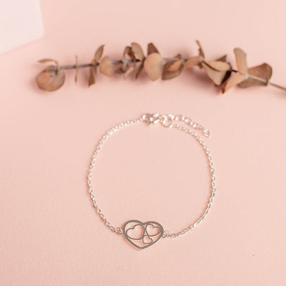 Pulsera Sole Cadena Multicorazón - PU20032