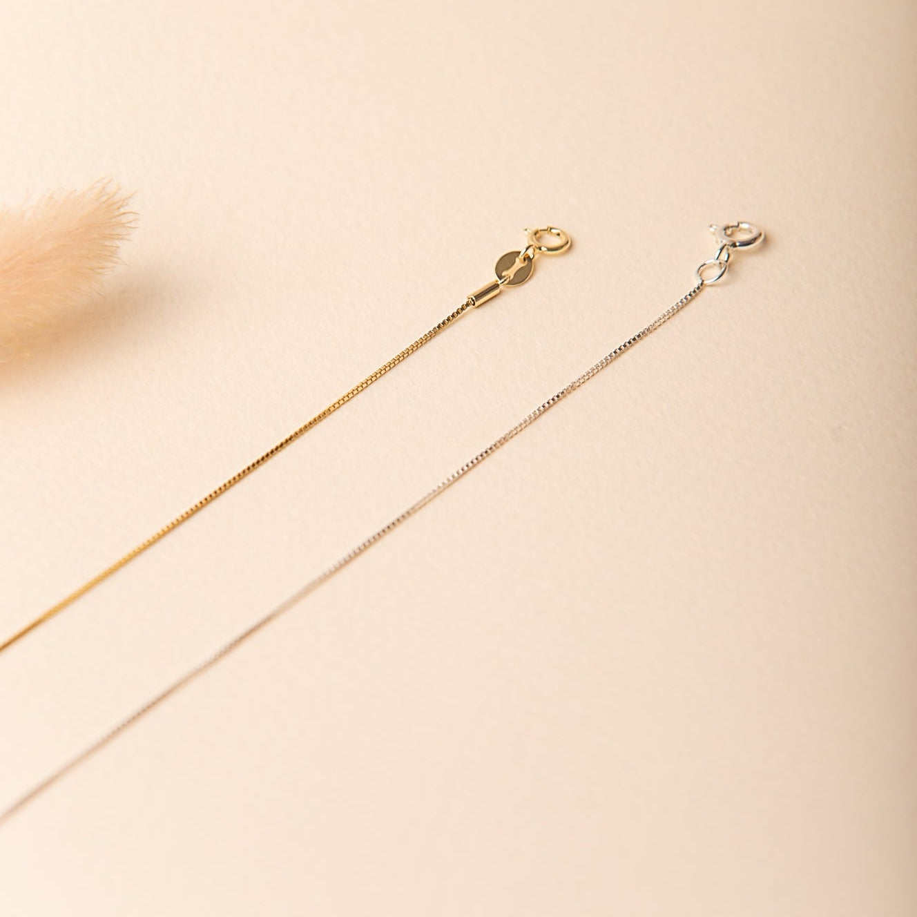 Cadena Veneciana (plata bañada en oro)