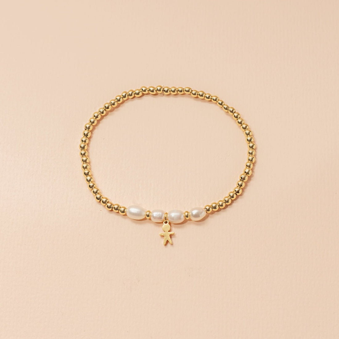 Pulsera Sole esferas elasticada perlas y niño(a)