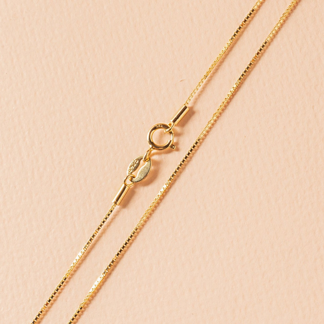 Cadena Veneciana (plata bañada en oro)