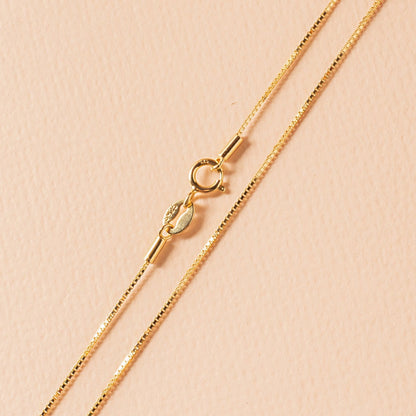Cadena Veneciana (plata bañada en oro)