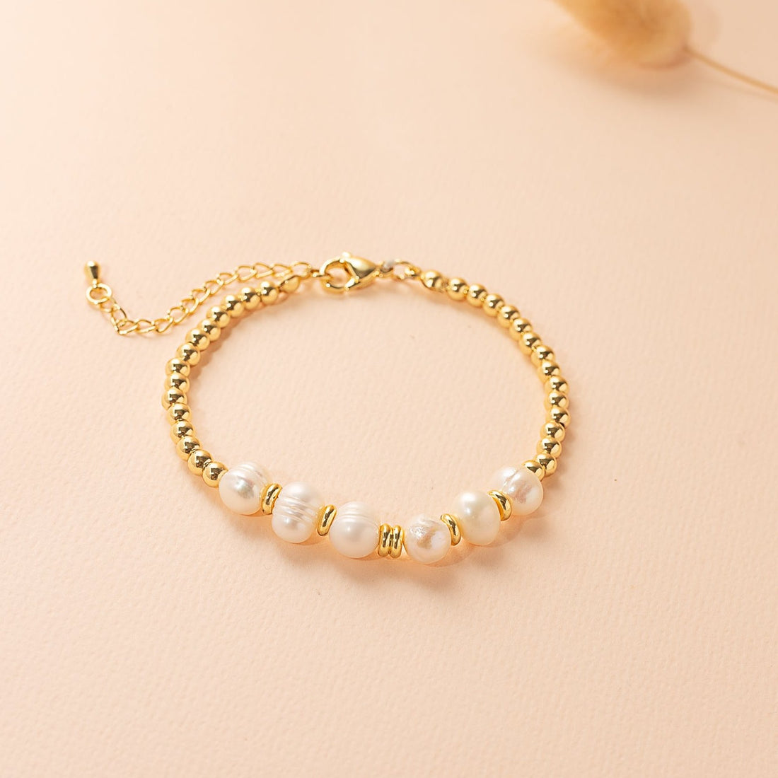 Pulsera Sole Esfera y Perlas