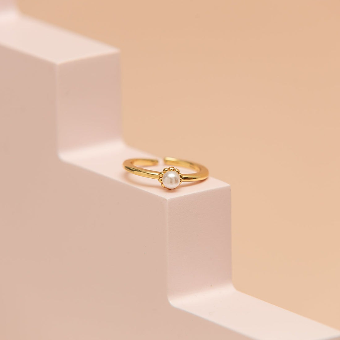 Anillo Flor de Perlita